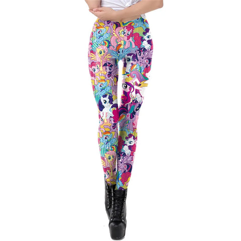 Cute Unicorn Print Leggings