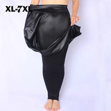 Black High Waist Faux Leather Leggings