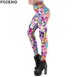 Cute Unicorn Print Leggings