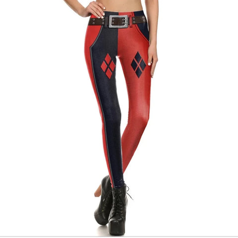 Leather Harley Quinn Leggings