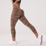 Camouflage High Elastic Push Up Leggings