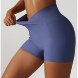 Elastic Waist Sport Shorts with Pocket