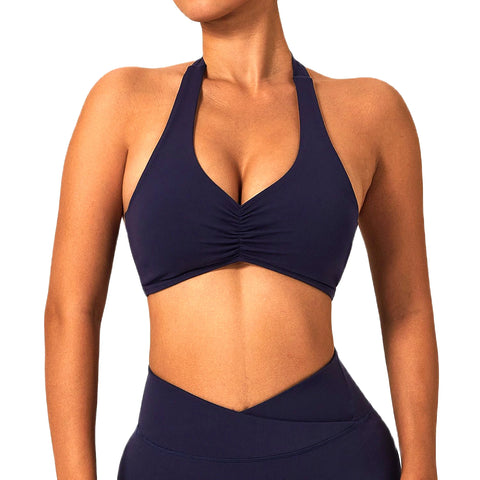 NCLAGEN Women Halter Sports Bra