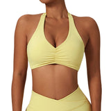 NCLAGEN Women Halter Sports Bra