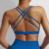 Padded Cross Strap Sports Bra