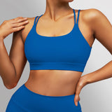 Padded Cross Strap Sports Bra